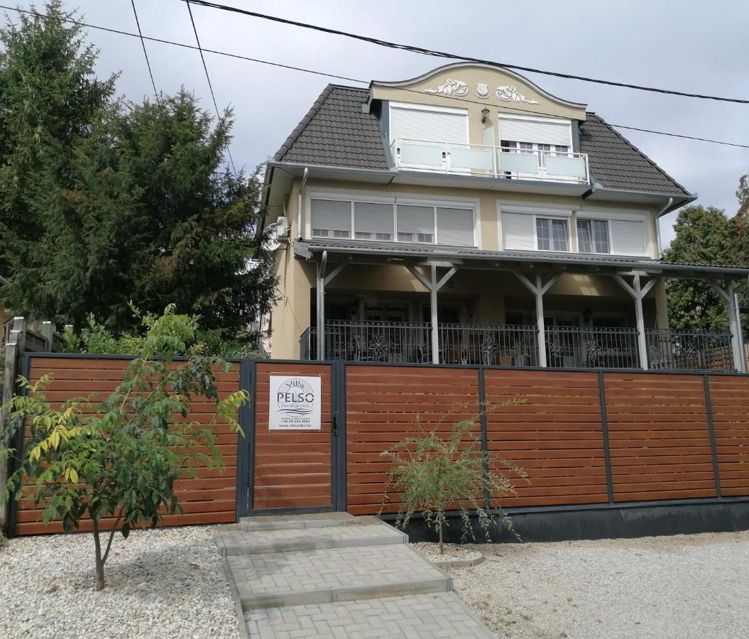 Villa Pelso Balatongyorok Bagian luar foto